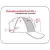 Picture of AJM - 0E630M - Polyester Pearl Nylon UPF 50+ Cap