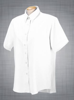 Picture of Forsyth - C102 - Ladies Short Sleeve Classic Oxford Dress Shirt