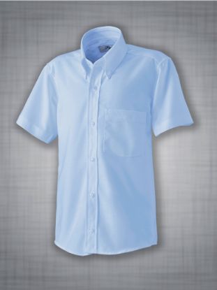 Picture of Forsyth - C104 - Boy's and Girl's Short Sleeve Classic Solid Oxford Dress Shirt