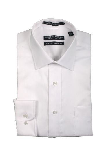 Picture of Forsyth - 7837-314 - Men's Spread Collar Shirt in White