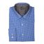 Picture of Forsyth - 14022 - Men's Long Sleeve Stretch Check Shirt in Blue