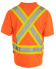Picture of Forcefield - 022-BEPCSA - Hi-Viz V-Neck Short Sleeve Safety T-Shirt