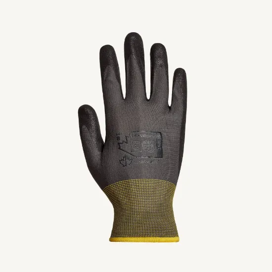 Picture of Superior Glove - S13PNT-8 - Dexterity® - 13-Guage Nylon Glove with Micropore Nitrile Palms