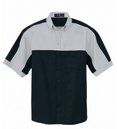 Picture of Ash City - 87013 - Short Sleeve Colour Block Shirt