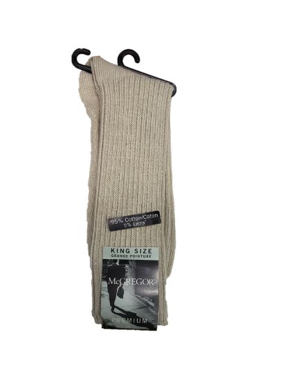 Picture of McGregor - 1862X - King Size Premium Cotton Socks Sandalwood