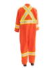 Picture of Forcefield - 024-FRCOR - Orange FR Treated 100% Cotton Coverall with Reflective Tape