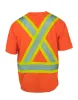 Picture of Forcefield - Hi Vis Crew Neck Short Sleeve Safety Tee Shirt with Chest Pocket