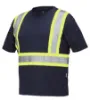 Picture of Forcefield - Hi Vis Crew Neck Short Sleeve Safety Tee Shirt with Chest Pocket