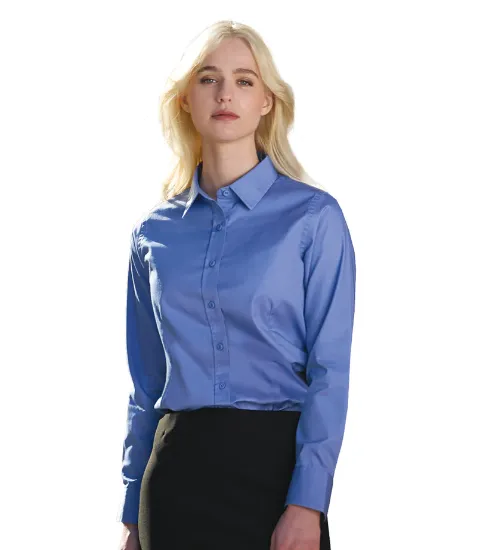 Picture of CX2 - Camden - Ladies Poly-Cotton Twill Long Sleeve Shirt