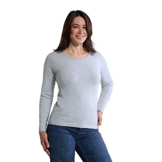 Picture of Muskoka Trail - Riverside - Ladies Cotton-Poly Long Sleeve Crewneck T-Shirt 