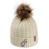 Picture of AJM - 1E140L - Acrylic Cuff Toque w/ Faux Fur Pom Pom