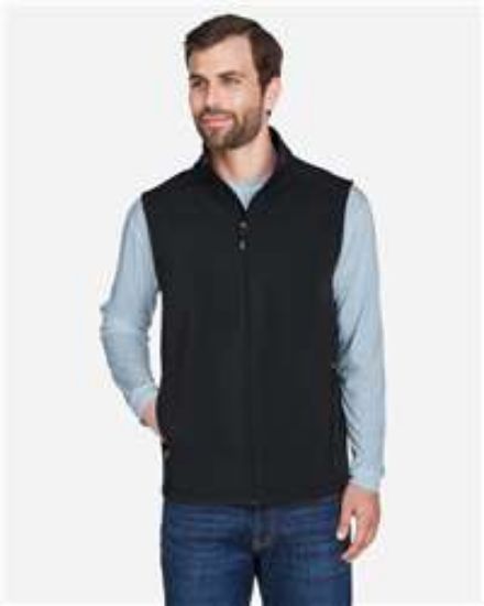 Picture of Core 365 - Mens Cruise Two-Layer Fleece Bonded Soft Shell Vest
