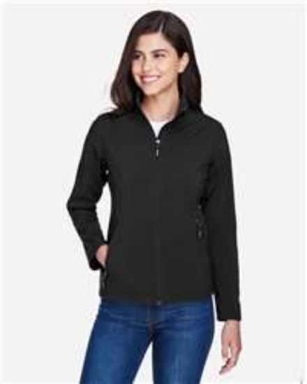 Picture of Core 365 - Women's Cruise Two-Layer Fleece Bonded Soft Shell Jacket