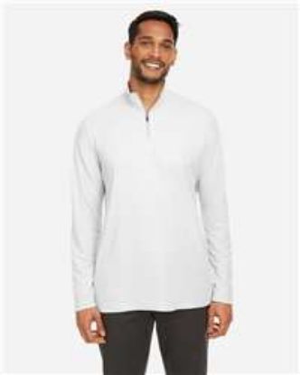 Picture of Core 365 - Mens Fusion ChromaSoft™ Pique Quarter-Zip Pullover