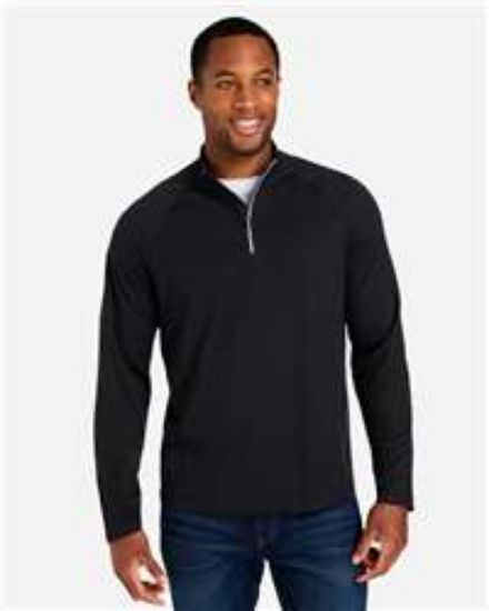 Picture of Core 365 - Mens Origin Performance Pique Quarter-Zip Pullover