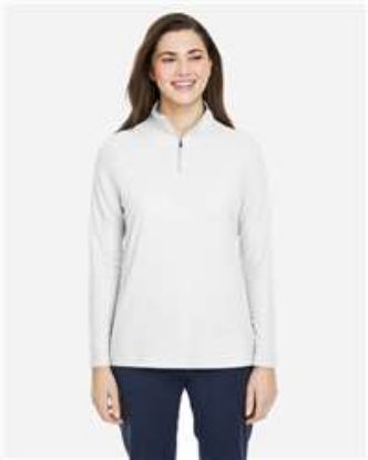 Picture of Core 365 - Women's Fusion ChromaSoft™ Pique Quarter-Zip Pullover
