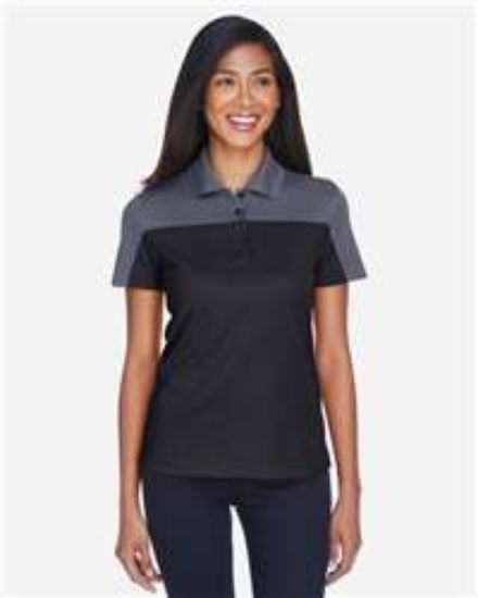 Picture of Core 365 - Women's Balance Colorblock Performance Piqué Polo