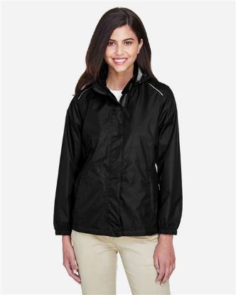 Picture of Core 365 - Women's Climate Seam-Sealed Lightweight Variegated Ripstop Jacket