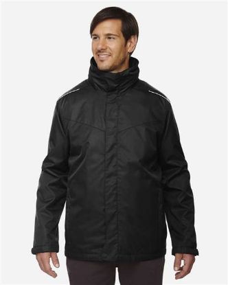 Picture of Core 365 - Mens Tall Region 3-in-1 Jacket with Fleece Liner