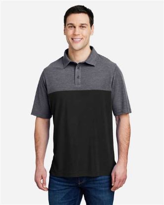 Picture of Core 365 - Mens Fusion ChromaSoft™ Colorblock Polo