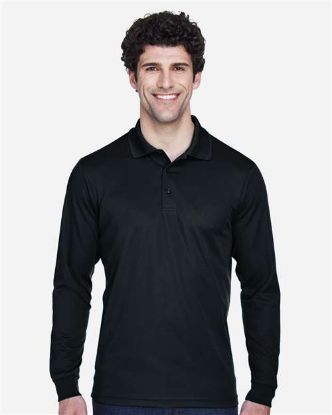 Picture of Core 365 - Mens Tall Pinnacle Performance Long Sleeve Piqué Polo
