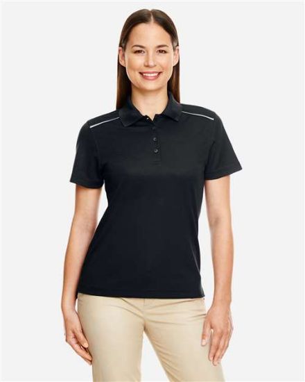 Picture of Core 365 - Women's Radiant Performance Piqué Polo with Reflective Piping