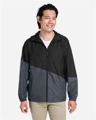 Picture of Core 365 - Unisex Techno Lite Colorblock Windbreaker