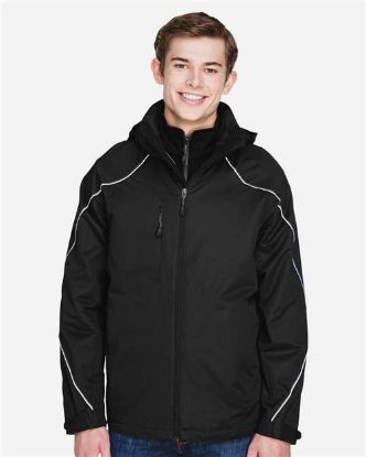 Picture of North End - Mens Angle 3-In-1 Jacket with Bonded Fleece Liner