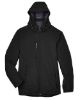 Picture of North End - Mens Glacier Insulated Three-Layer Fleece Soft Shell Hood Jacket with Detachable Hood