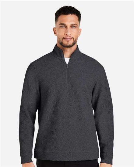 Picture of North End - Mens Spirit Textured Quarter-Zip Pullover