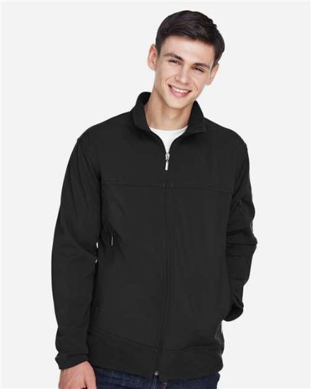 Picture of North End - Mens Three Layer Fleece Performance Soft Shell Jacket