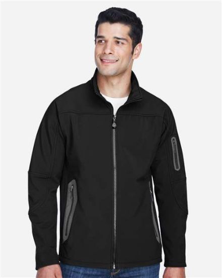 Picture of North End - Mens Three Layer Fleece Bonded Shell Technical Jacket