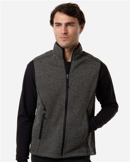 Picture of North End - Mens Jasper Jacquard Fleece Vest