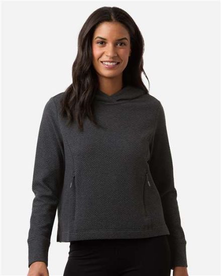 Picture of North End - Women's Spirit Textured Hooded Pullover