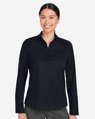 Picture of North End - Women's Express Tech Performance Pique Quarter-Zip Pullover