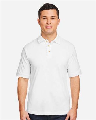 Picture of Harriton - Mens Pique Polo