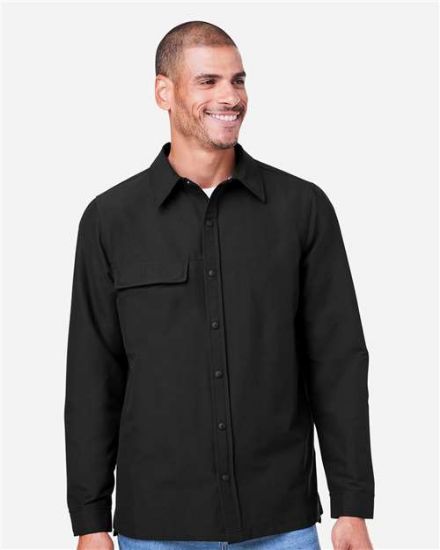 Picture of Harriton - Unisex Flex Twill Overshirt Jacket