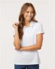 Picture of Adidas - Womens Textured Stripe Polo