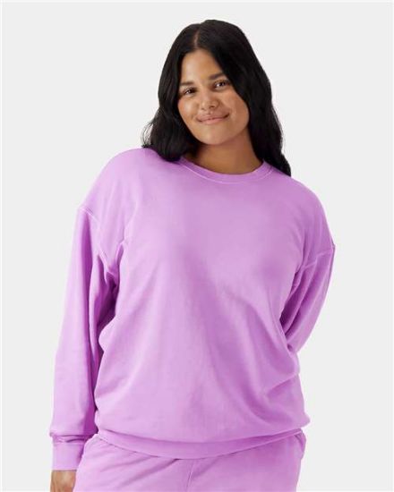 Picture of Comfort Colors - Unisex Garment-Dyed Lightweight Fleece Crewneck Sweatshirt