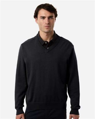 Picture of Devon & Jones - Mens New Classics V-Neck Sweater