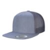 Picture of Yupoong - YP Classics 5 Panel Flat Peak Snap Back Trucker Cap