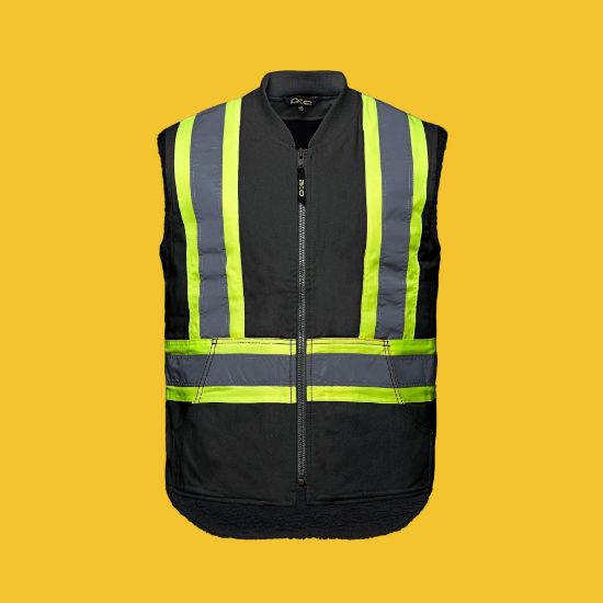 Picture of CX2 Workwear - Titan - Hi-Viz Vest with Sherpa Lining