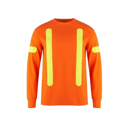 Picture of CX2 Workwear - Citadel - Adult Cotton Long Sleeve Safety T-Shirt