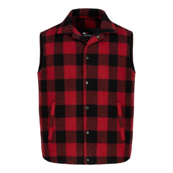 Picture of VT164 - DISCONTINUED - Plaid Vest