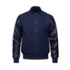 Picture of L6085Y - Varsity - YOUTH Melton and Leather Varsity Jacket