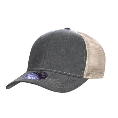 Picture of H08360 - TRAILHEAD - Pigment Dyed Snap Back Trucker Cap