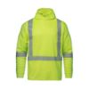Picture of S05985 - GLOW - Long Sleeve Hi-VIS Hooded T-Shirt with Segmented Stripes