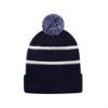 Picture of H08080 - Hat Trick - Striped Knit Cuff Toque with Pom-Pom