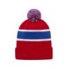 Picture of H08080 - Hat Trick - Striped Knit Cuff Toque with Pom-Pom