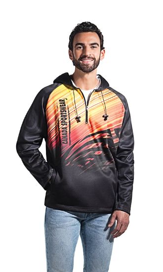 Picture of PO135 - Custom Sublimated 1/4 Zip